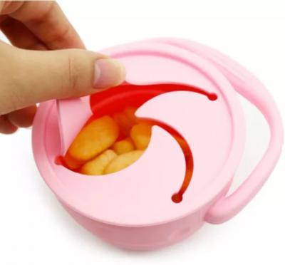 wholesale Soft No Spill Baby Collapsible Silicone Snack Cup with Lid
