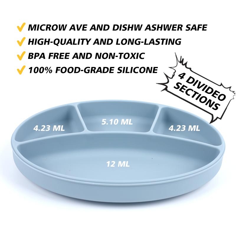 Large capacity dinner plate set