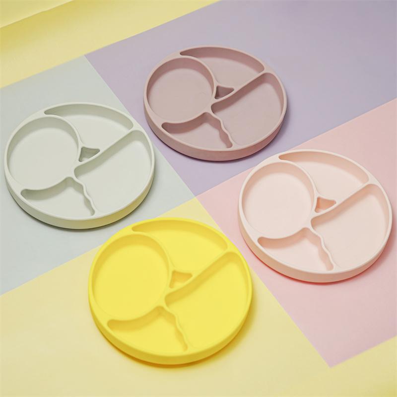 suction plates for baby and toddlersset tan