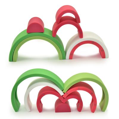 Rainbow Stacking Toy Teether
