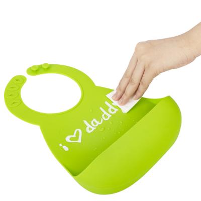  Food Catcher Baby Silicone Bibs