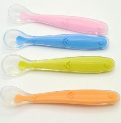 bulk buy Soft Silicone Feeding Spoon Baby Tip First Stage Infant Spoons