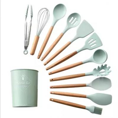 Wholesale 12pcs Cooking Sets Silicone Kitchen Utensils With Holder