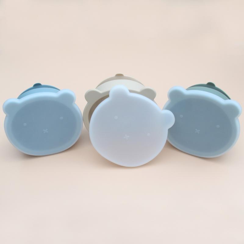 Silicone baby eating bowl