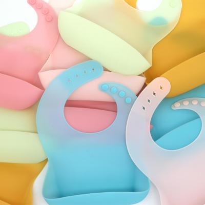 wholesale Transparent color Silicone Bibs Plate Bowl baby feeding supplies