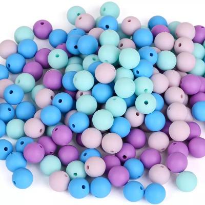 Wholesale Mixed Color Bulk Food Grade Teething Chew Beads BPA Free Silicone Beads