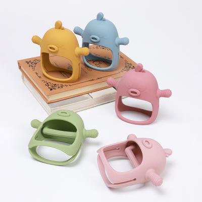 Custom Bpa Free Infant Chewable Animals Silicone Baby Teething Toys